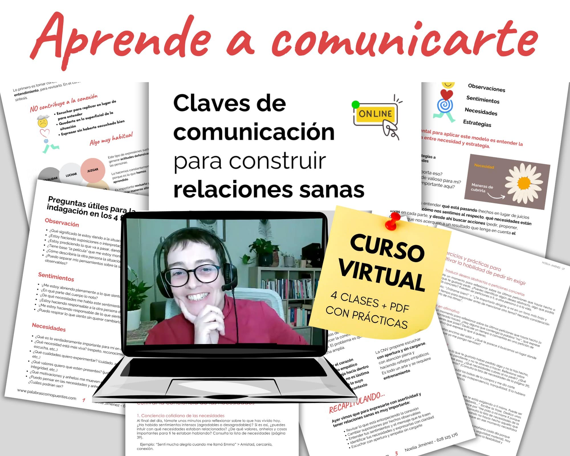 MOCKUP CURSO VIRTUAL APRENDE A COMUNICARTE apaisado coaching online noelia jimenez comunicacion noviolenta